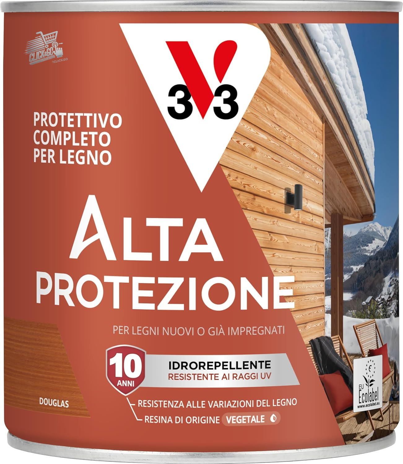 FULL PROTECTIVE WOOD BIO IMPREGNATOR OUTDOOR INDOOR WATER V33 DOUGLAS