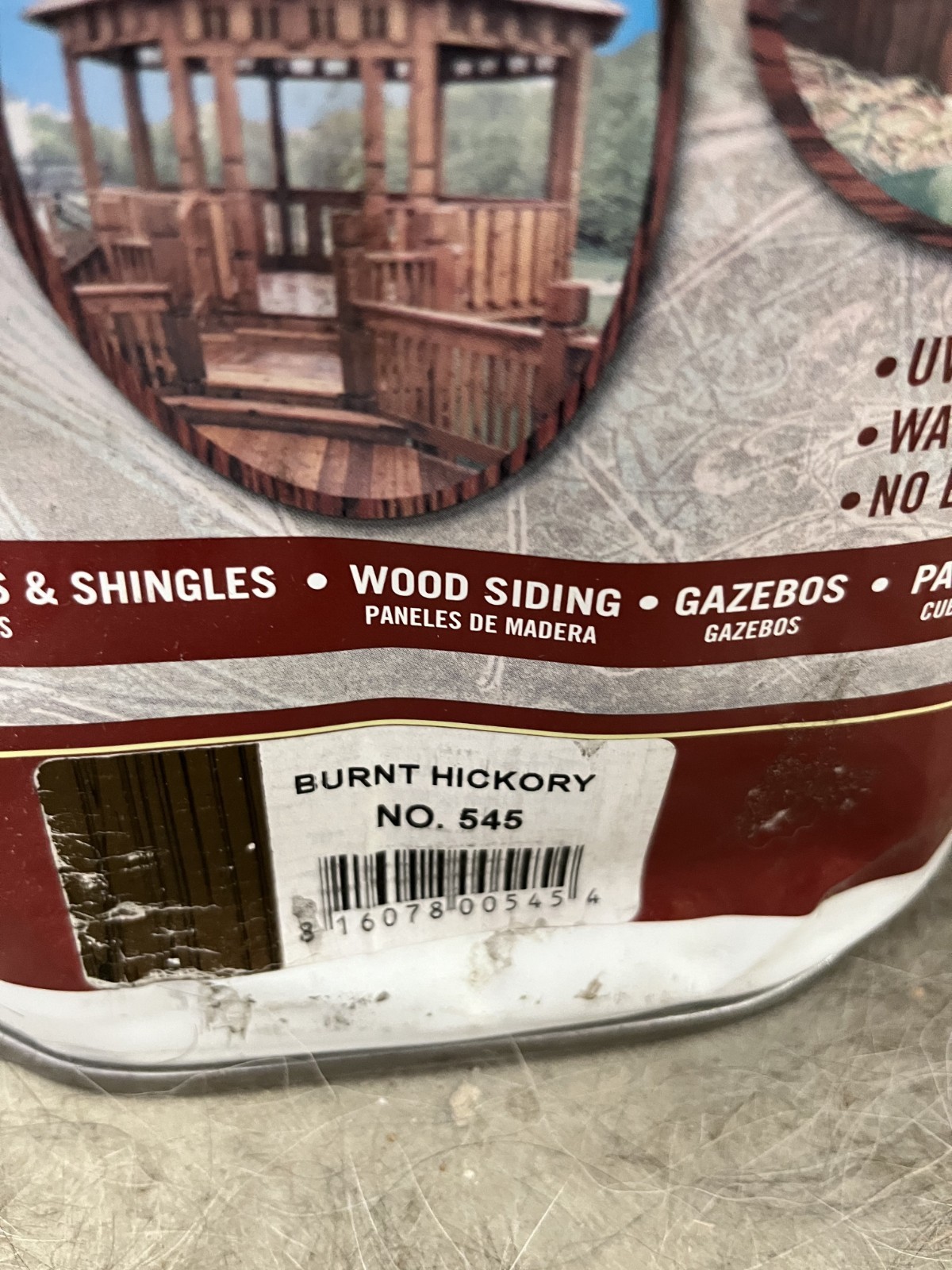 Ready Seal Exterior Wood Stain Sealer Burnt Hickory No. 545 5 Gallon Pail