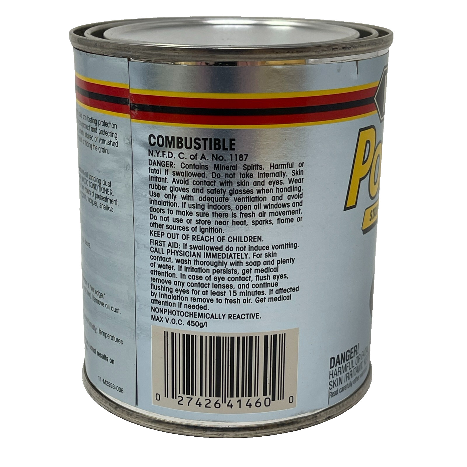 Minwax PolyShades Wood Stain + Polyurethane Finish Tudor Gloss 1 Pint SHIPS FAST