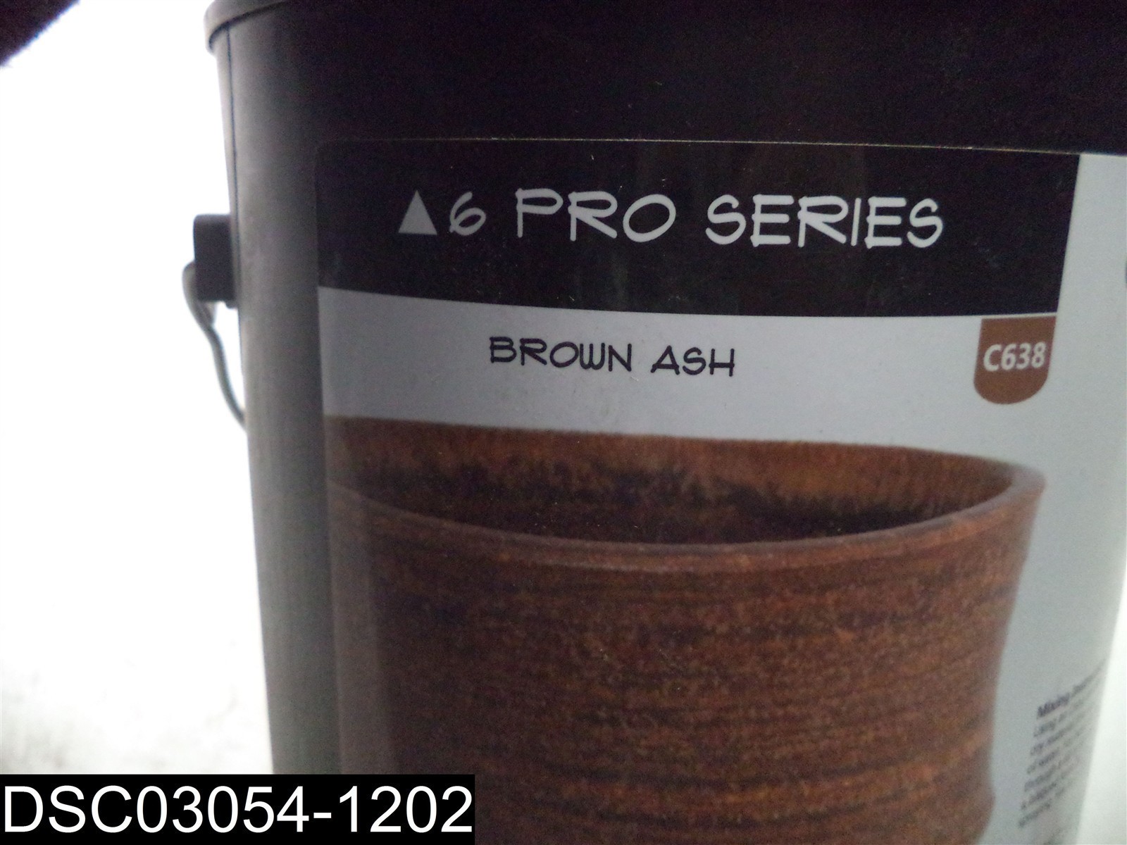 QTY=1 Gallon (6 Pounds) C638 The Ceramic Shop Pro Series Brown Ash Dry Glaze