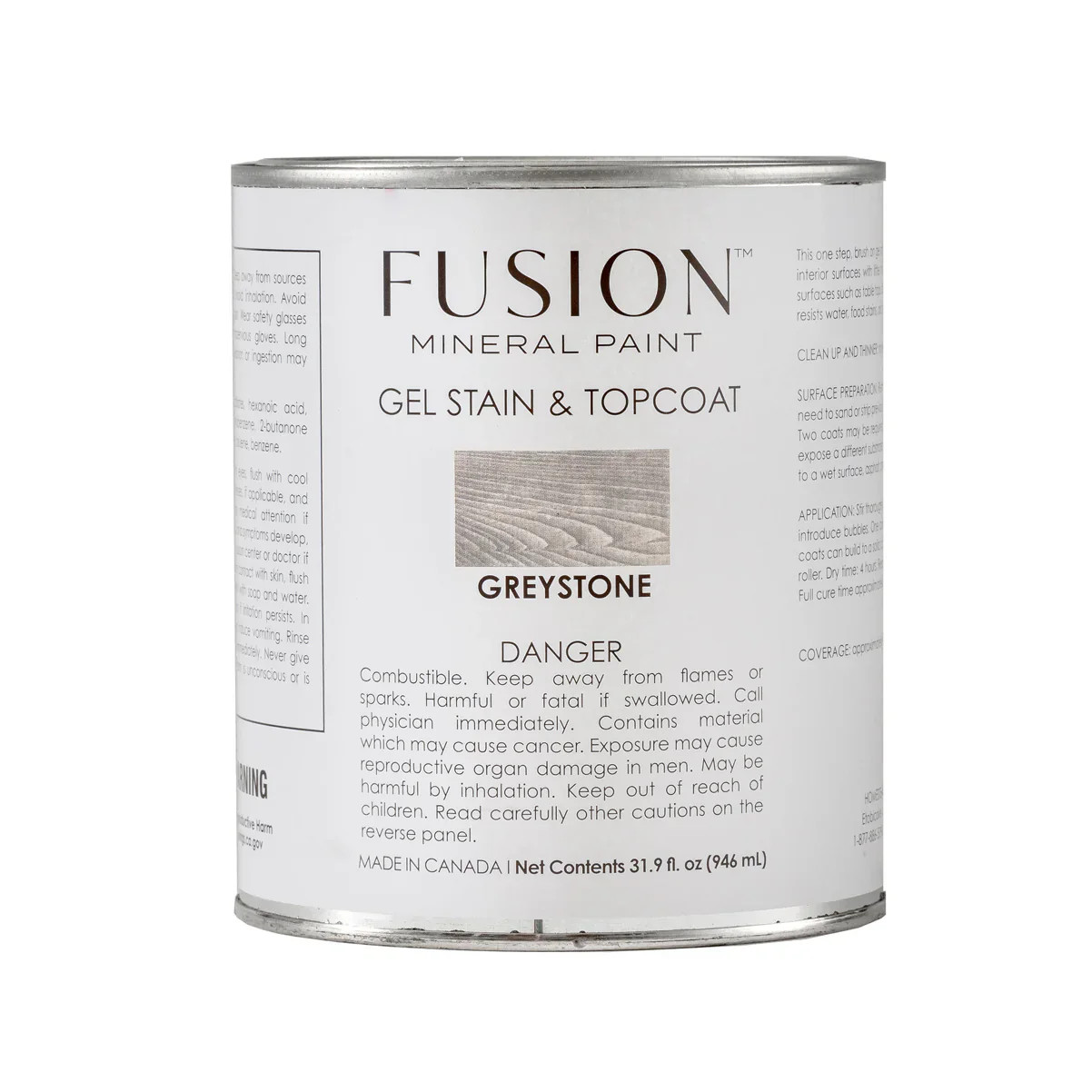 GREYSTONE – Gel Stain & Top Coat 946ml (31.9oz) – FUSION