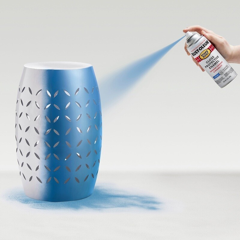 Protective Enamel Spray Paint Durable Rust Prevention Indoor Outdoor Use 6 Pack