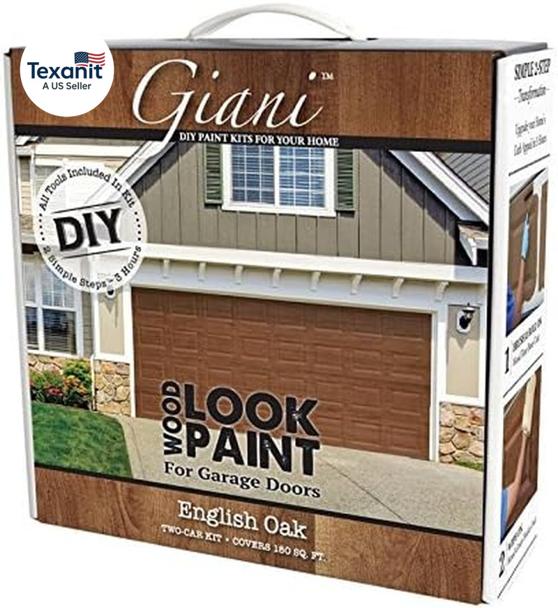 Wood Look Paint Kit for Garage Doors (English Oak)