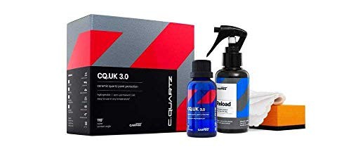 CQUARTZ UK 3.0_50ml Kit w/Reload – Ceramic Coating Finish, 50ml Kit w/ Reload