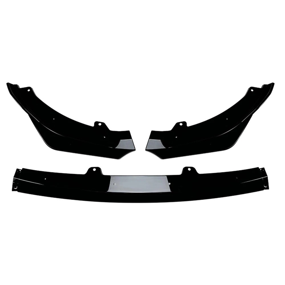 Car Front Spoiler Lip Kit Splitter for Kia Stinger GT 2018-2024 Black