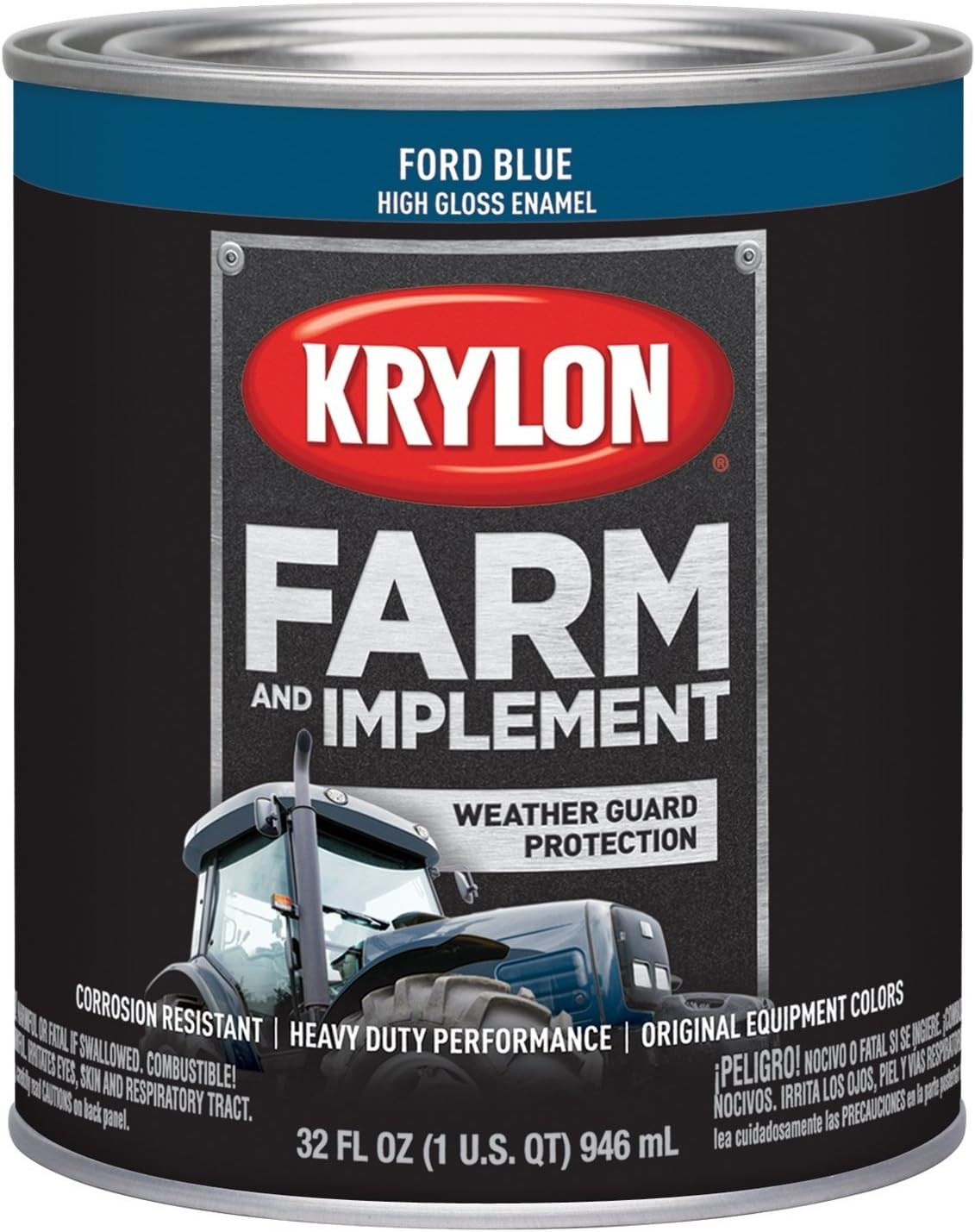 K01953000 Farm & Implement Spray Paint, High Gloss, Old Equipment Cat Yellow, 12