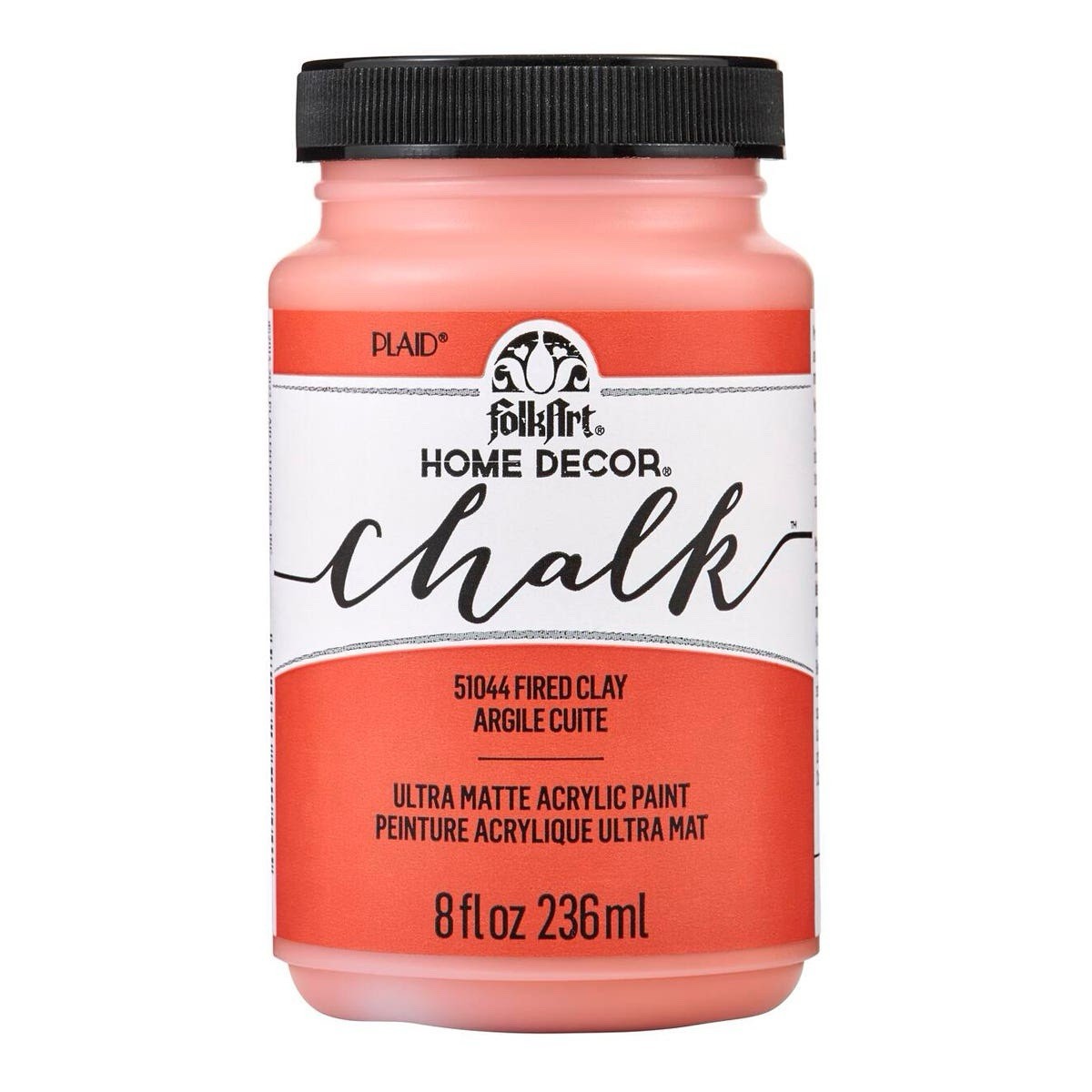FolkArt Home Decor Chalk Paint 8 oz 51044 Fired Clay Argile Cutie Ultra Matte