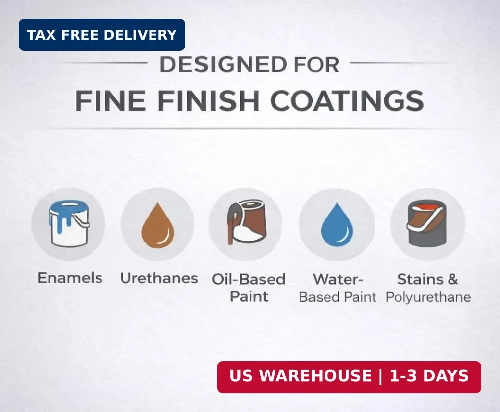 Lambskin Stain & Paint Brush – for use with All Latex and Oil Based Paints, Stai