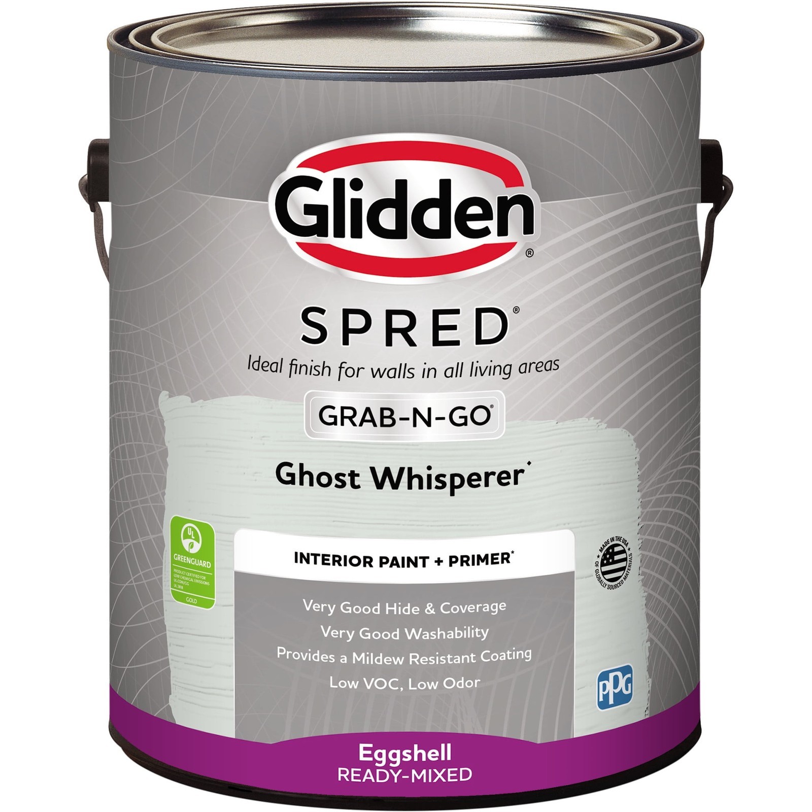 Spred Grab-N-Go Ghost Whisperer / Gray Blue Eggshell Interior Paint W/ Primer 1