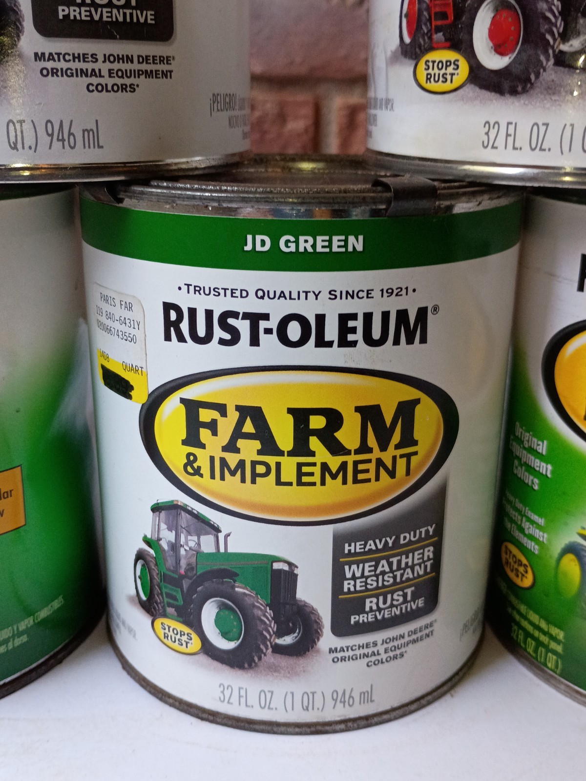 Rust-Oleum® Farm & Implement Enamel Paint – 1 qt. (Choose your color)