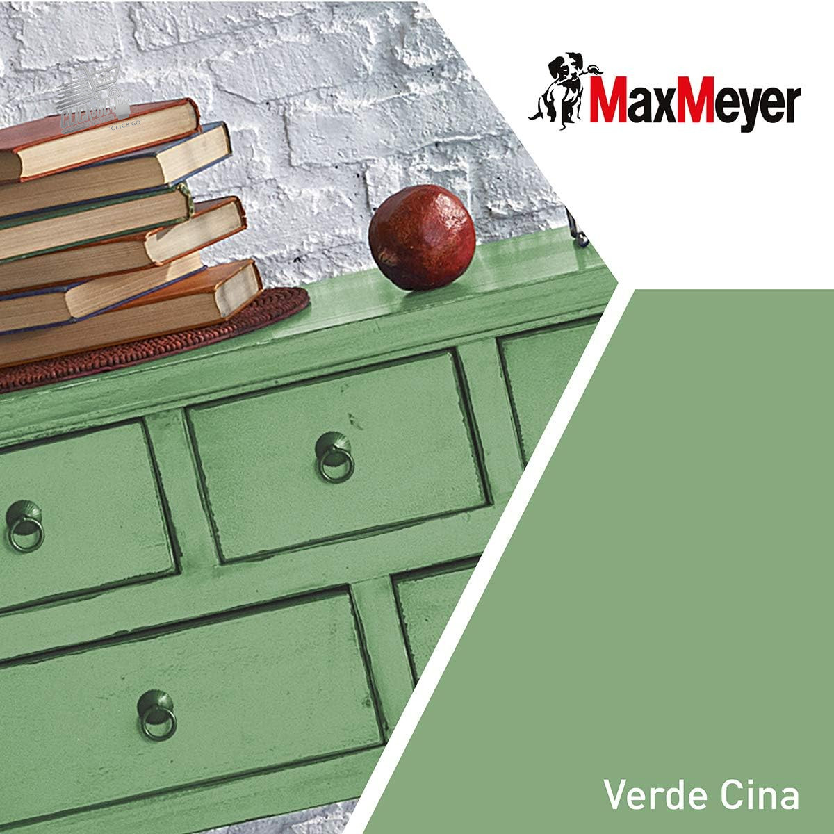 Maxmeyer Water Enamel Polyurethane Satin Green China Iron Wood 750ml