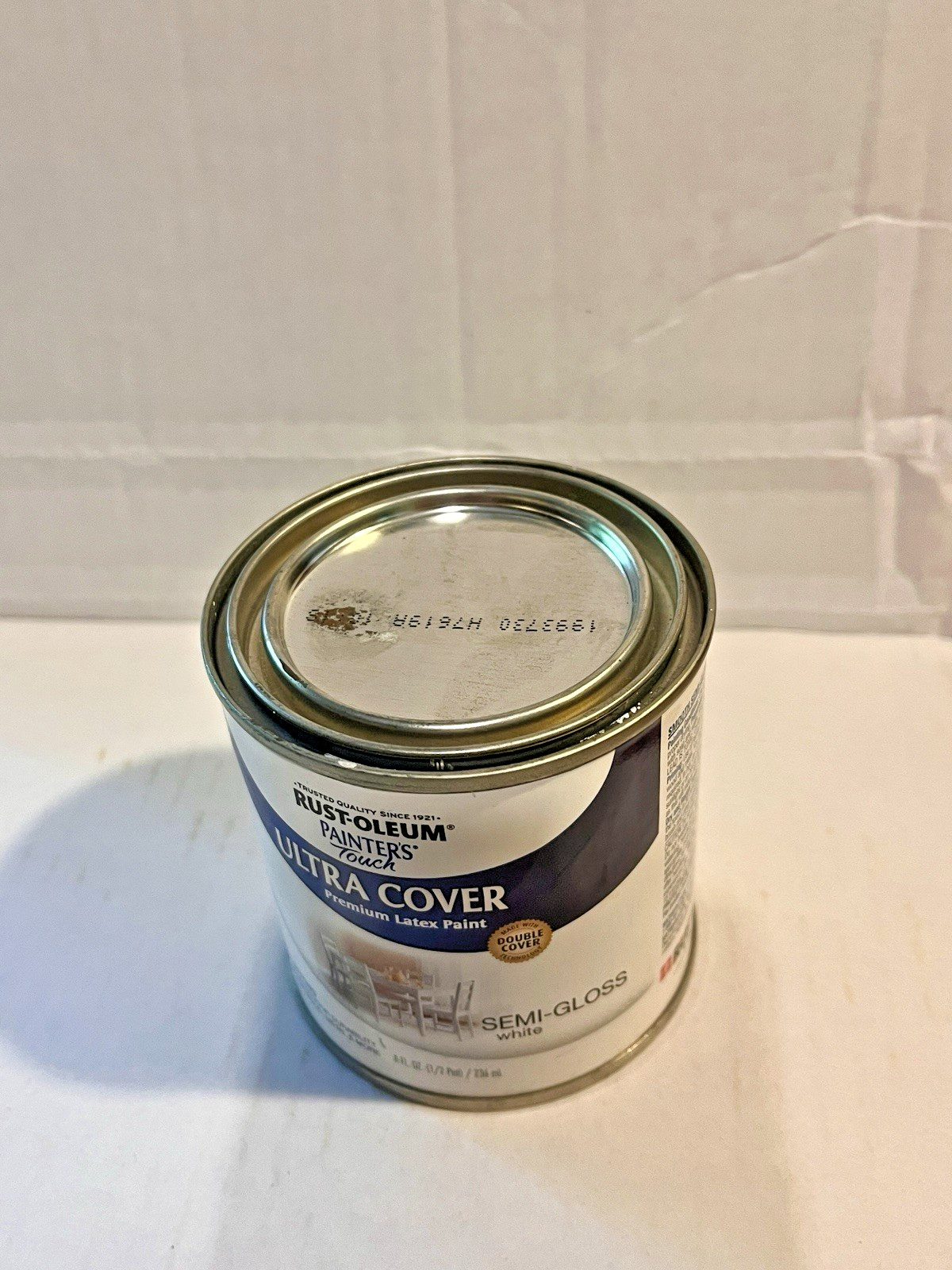Rust-Oleum White Semi-Gloss, Painters Touch Ultra Cover Paint, 8 oz