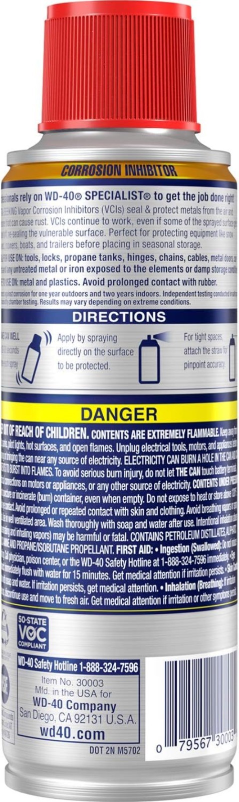 Rust Inhibitor Spray 6-Pack, Long-Lasting Protection