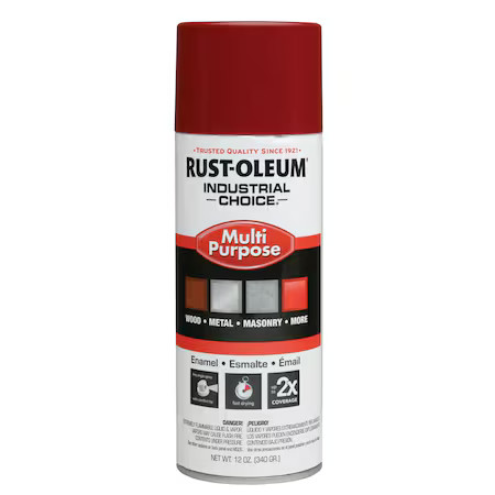 Rust-Oleum 1666830 Spray Paint, Banner Red, Gloss, Solvent, 12 Oz