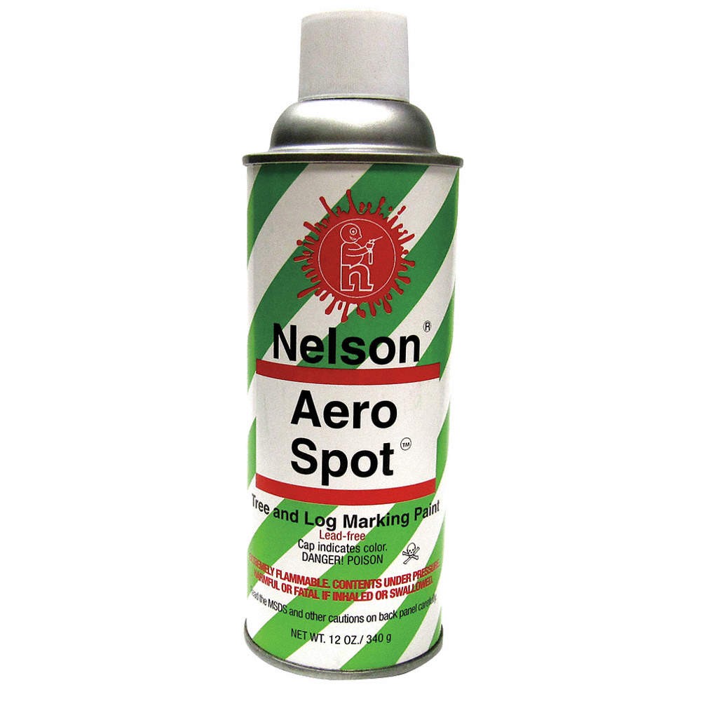 AERO-SPOT 30 3 PRO WHITE Tree Marking Paint,12 oz,White 3TWL9