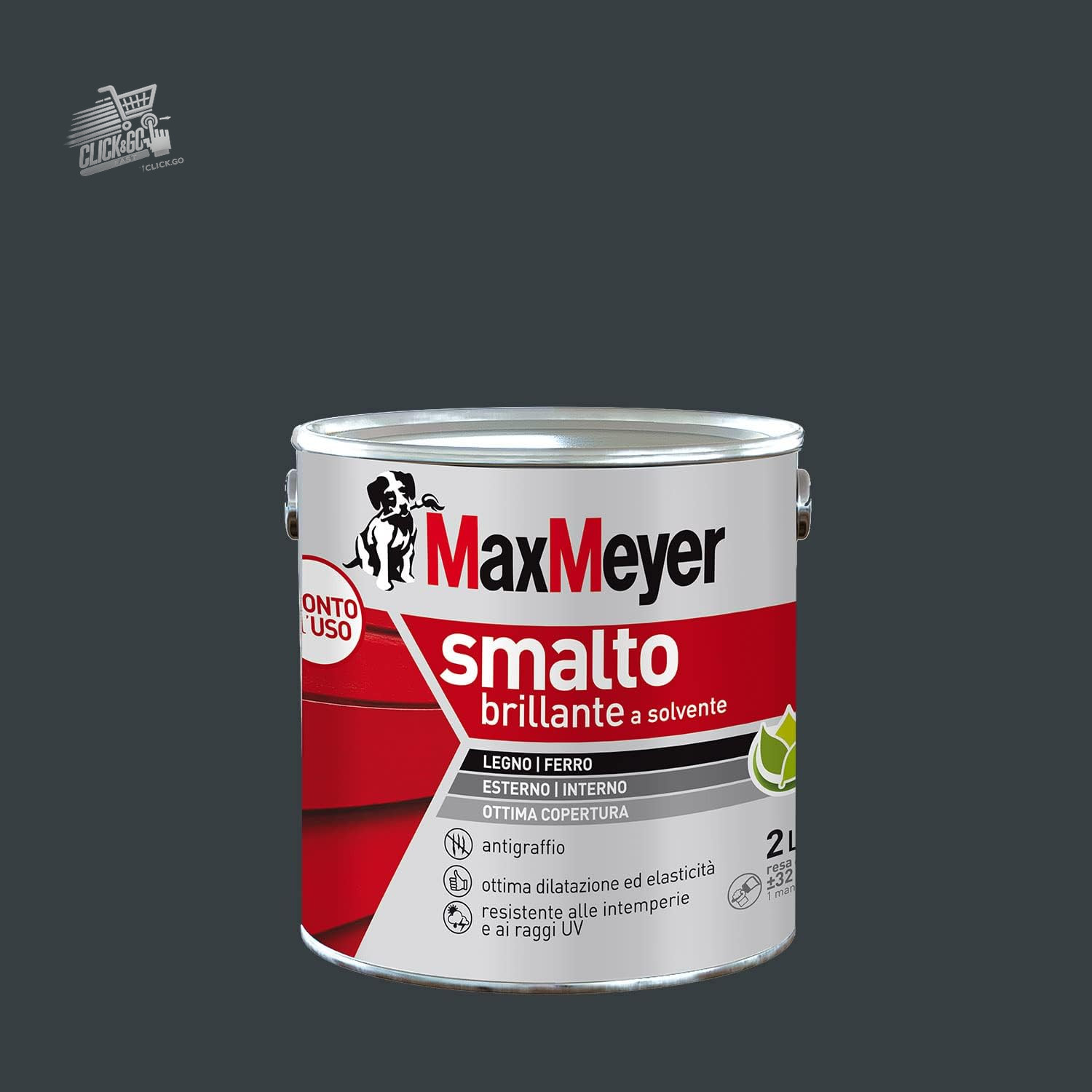 IRON ENAMEL WOOD ANTHRACITE POLISHED SOLVENT RAL 7016 PROFESSIONAL 2L