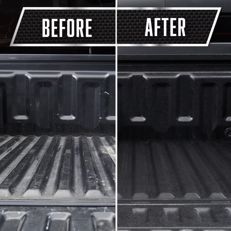 Black, Rust-Oleum Automotive Truck Bed Coating-342669, Gallon