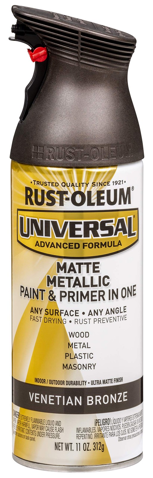 Rust Oleum Universal 11 Ounce Matte Venetian Bronze All Surface Paint Spray