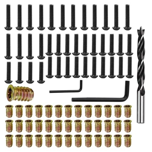 1/4″-20 Threaded Inserts for Wood Pcs 1/4″ 1/4″-20 x 3/4″ / 1/4″-20 x 1-1/4″ 40