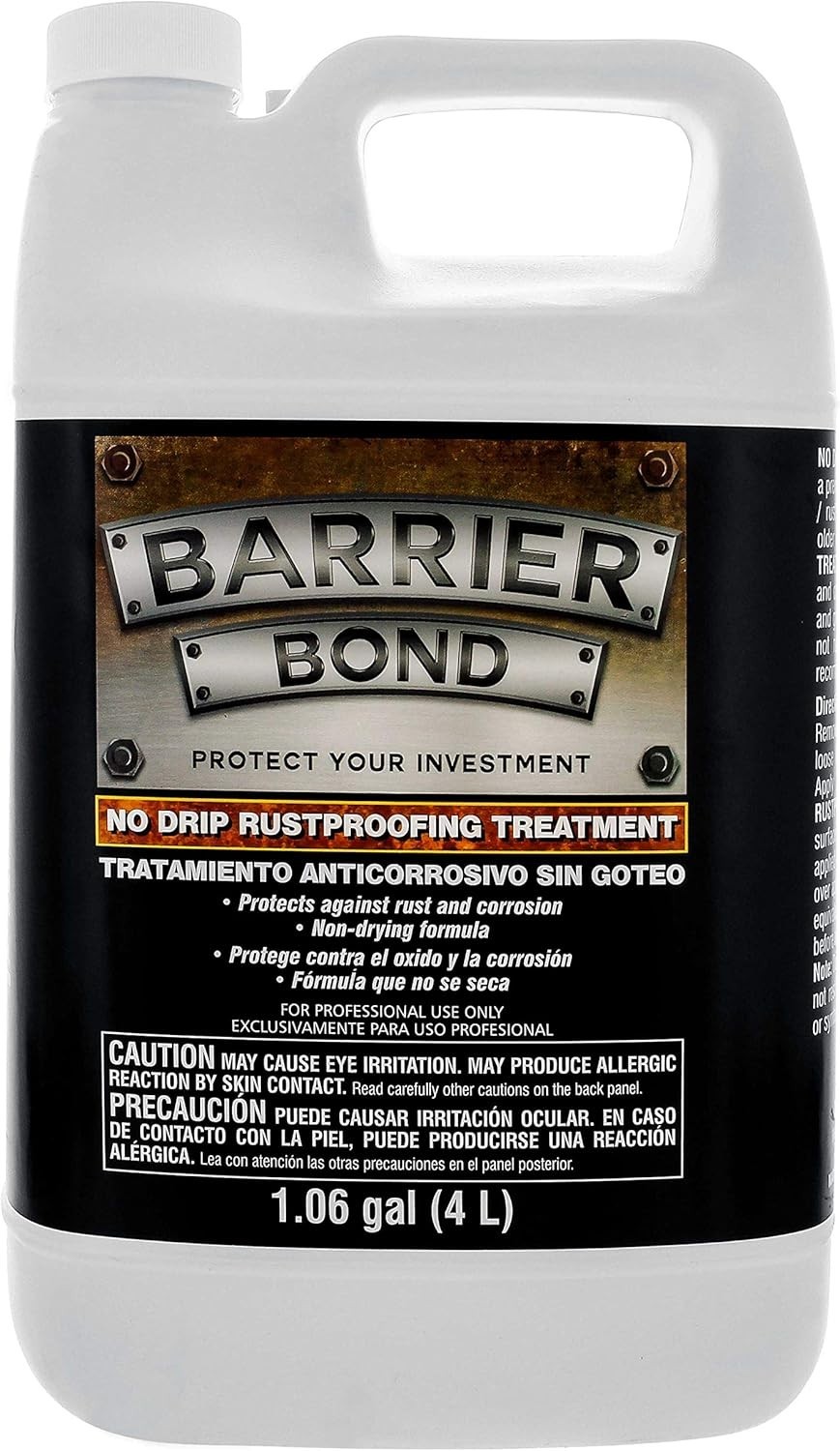 1 Gallon Rust Prevention Coating – Barrier Bond No-Drip Undercoating Gel