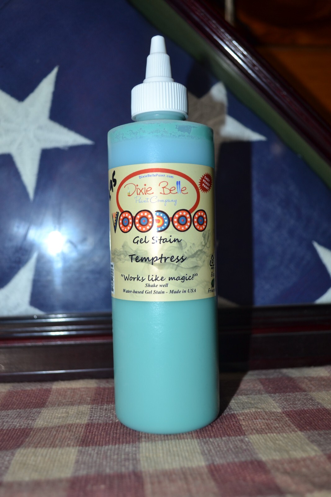 DIXIE BELLE VOODOO GEL STAIN TEMPTRESS WATER BASED 8 oz BRAND NEW