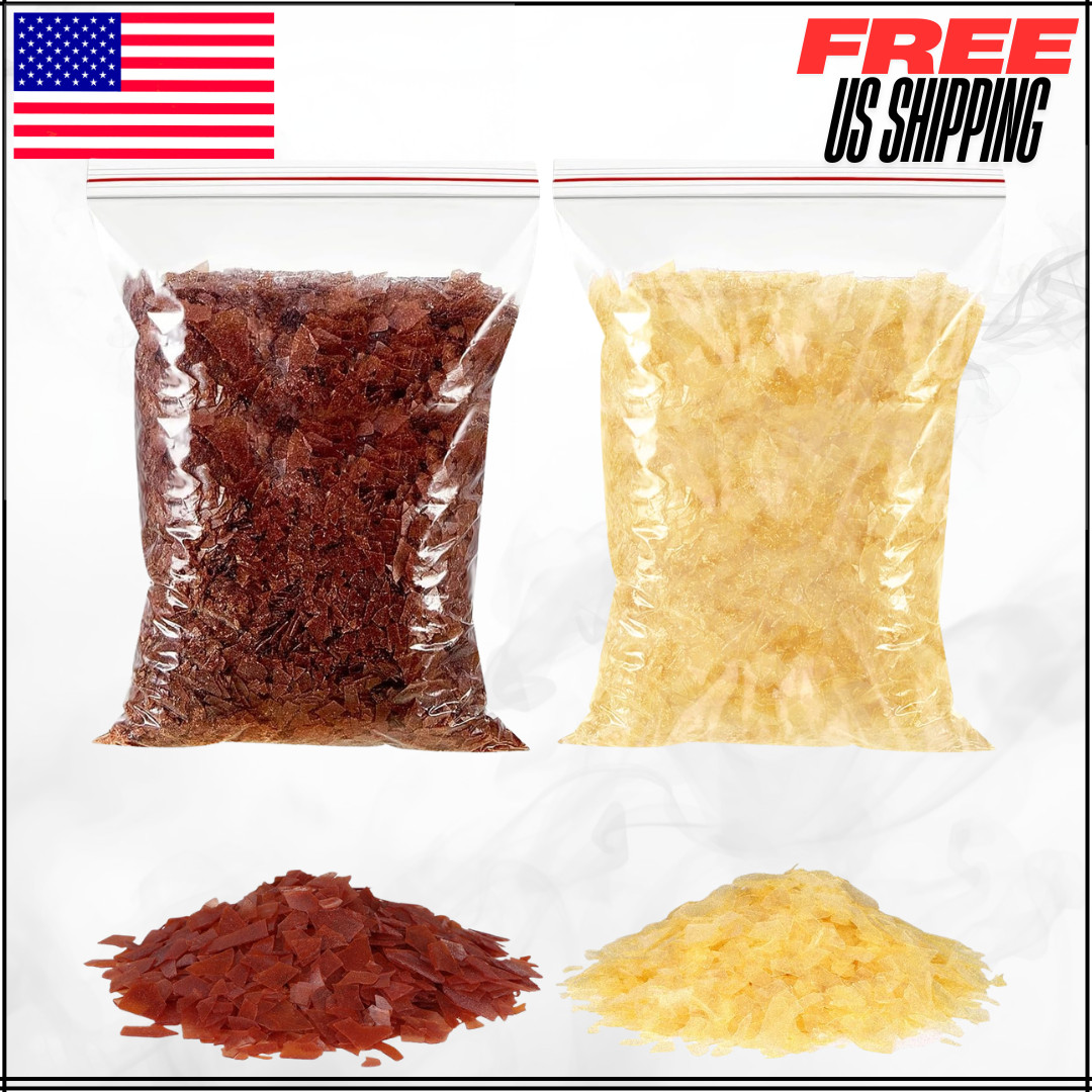 Blonde Finish Shellac Flakes For Household Wood Painting Craft 1.1 Lb 17.6 oz