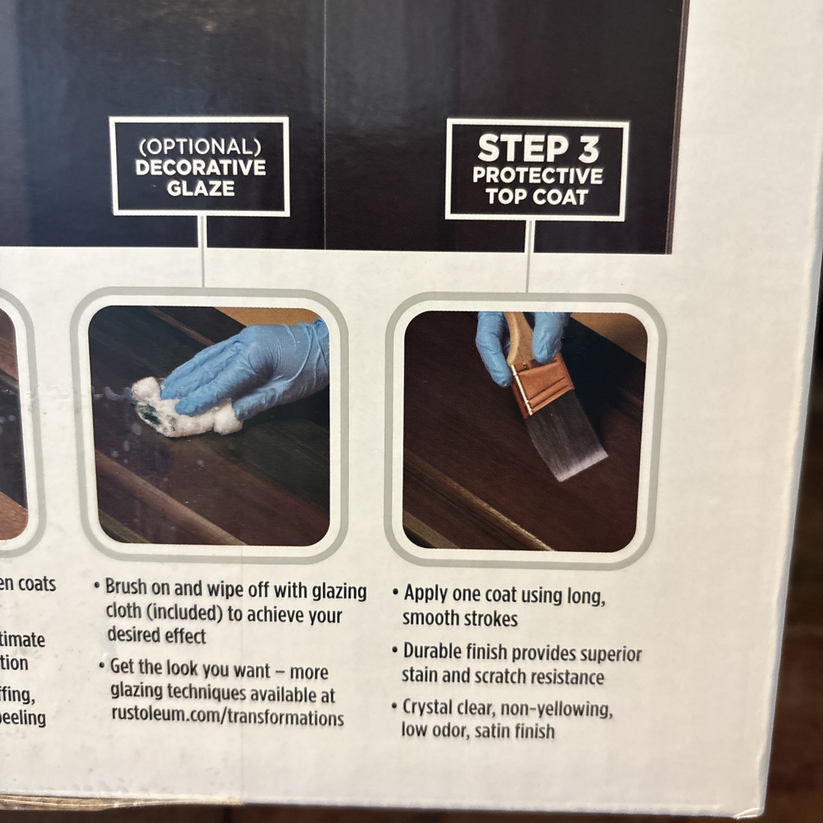 RUST-OLEUM 258240 Dark Tint Base Cabinet Paint Coating Kit Harvest Tint Rustolem