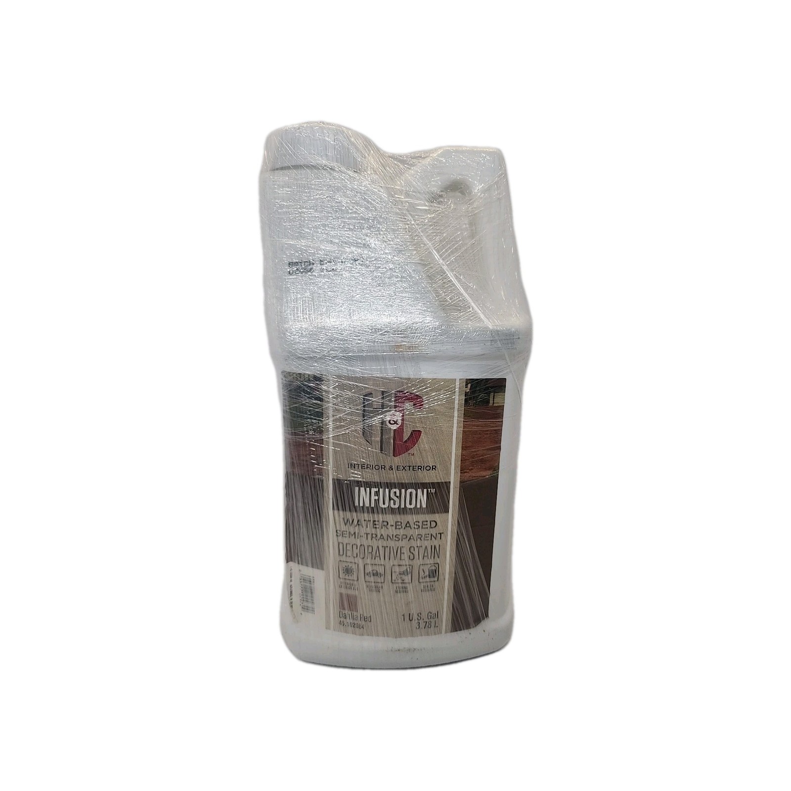 H&C 45.102084 Infusion Decorative Stain DAHLIA RED gallon Water Based Semi #B