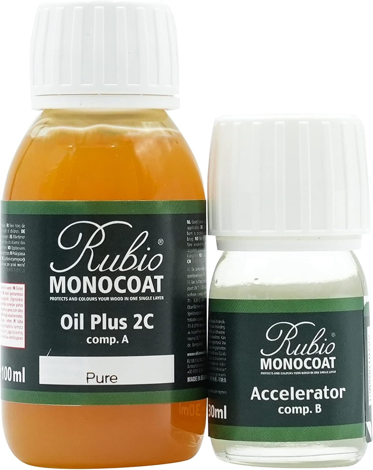 Wood Oil Finish 65 Ft² – Pure | Oil plus 2C | Quick-Dry, Eco-Friendly Linseed Wo