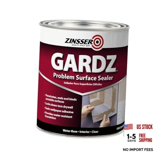 qt 02304 , Gardz Water-Based Problem Surface Sealer Quart Clear