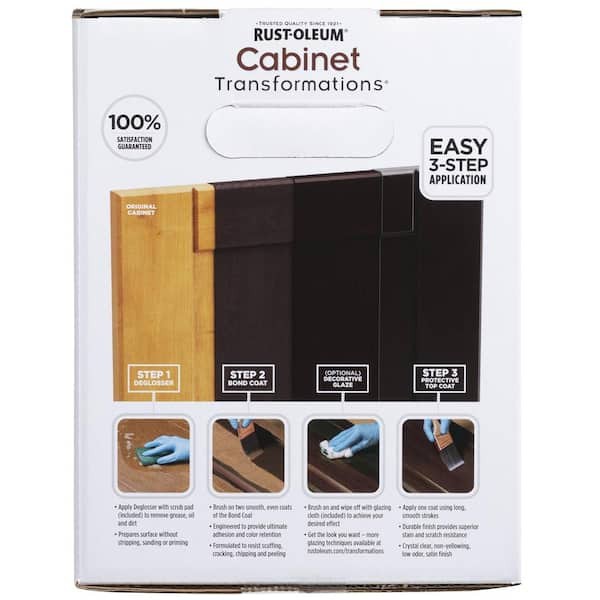 RUST-OLEUM 258240 Dark Tint Base Cabinet Coating Kit (Harvest Color) Paint Kit