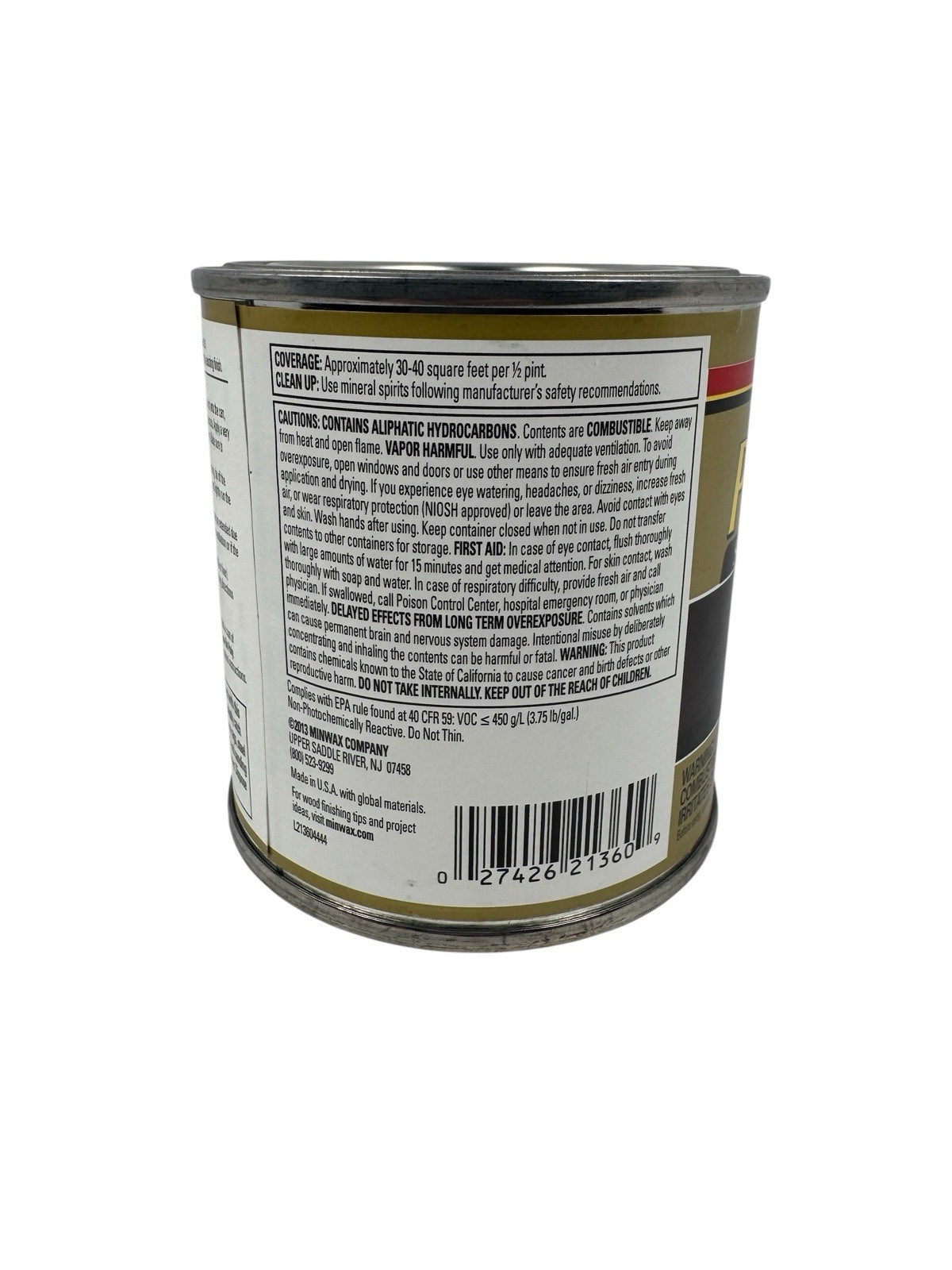 Minwax Polyshades Stain & Polyurethane SATIN TUDOR 1/2 Pint 8 Oz Discontinued