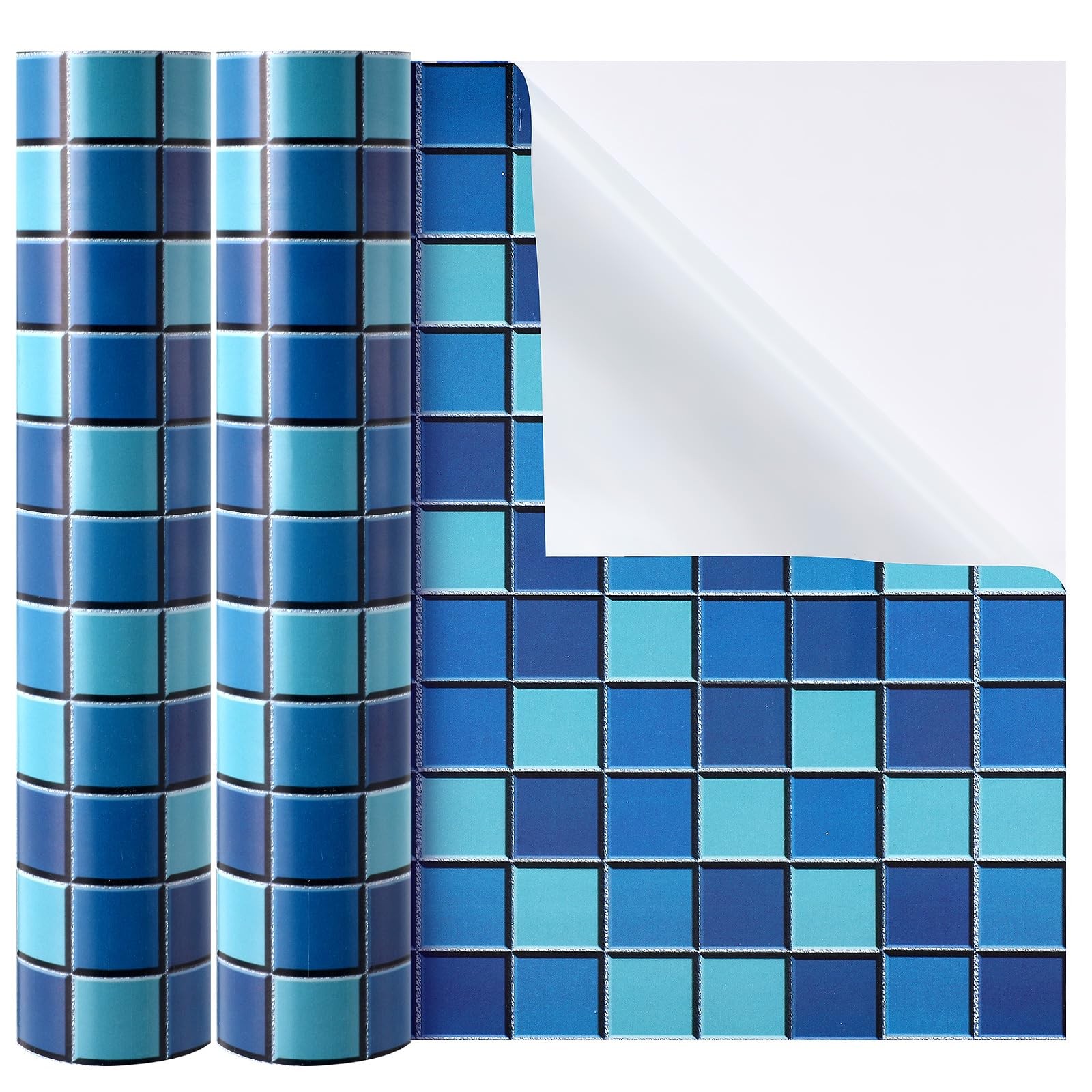 Nuanchu Self-Adhesive Vinyl Pool Liner Patch – 12 x 80 Inch, Blue Green