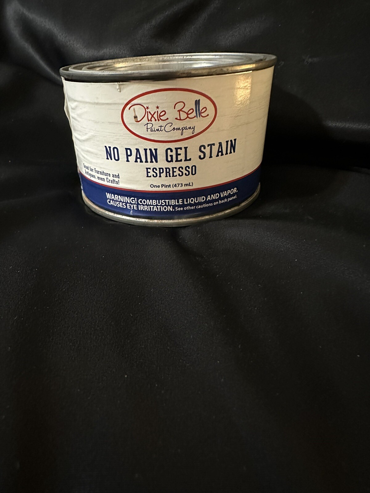 New Dixie Belle Paint Company No Pain Gel Stain Oil Based 1 Pint Espresso