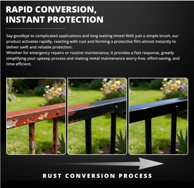 DWIL Rust Converter 2-in1 Paint Primer Converts Rust to Protective Coating 16 oz