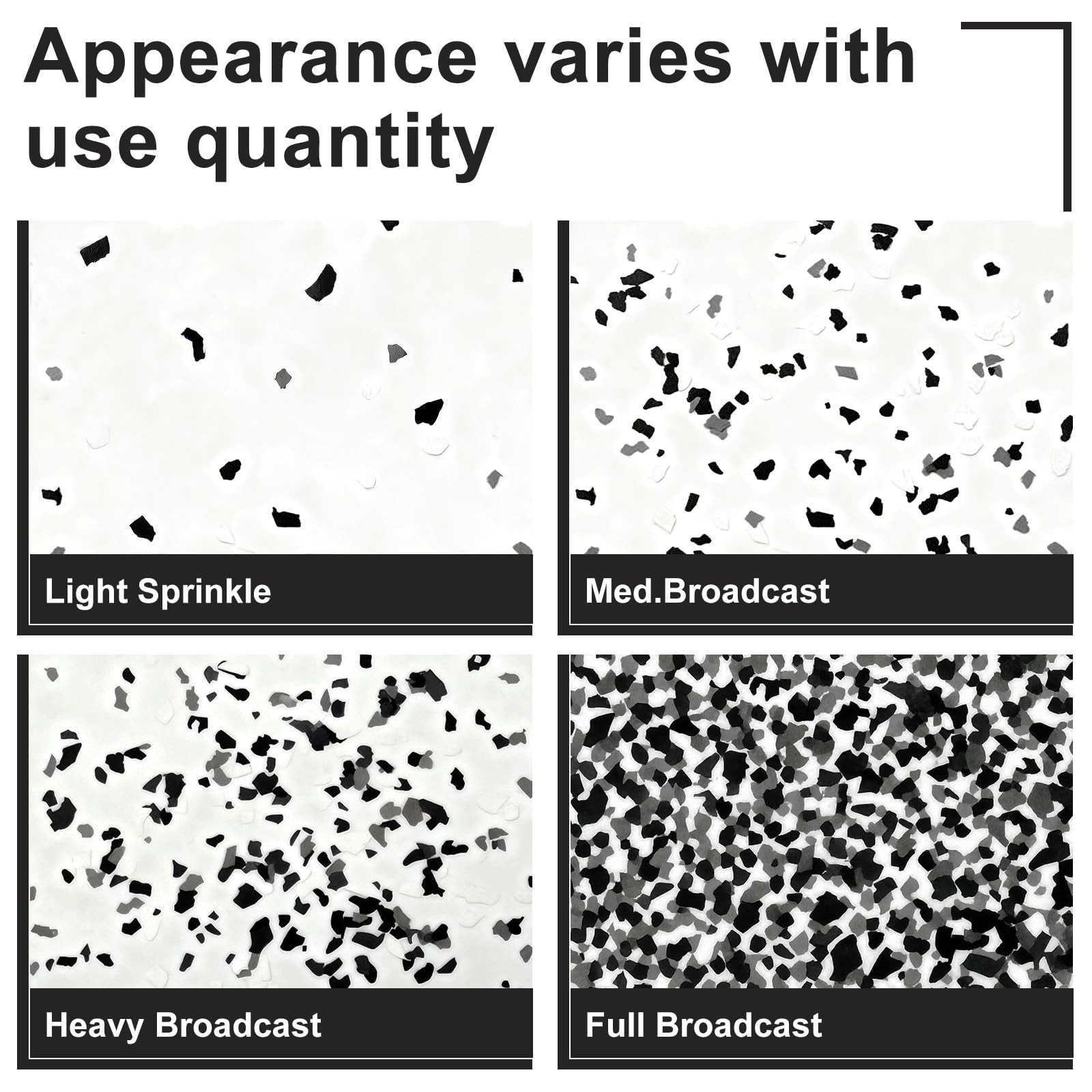 Blend Color Chips for Garage,Epoxy Floor Flakes Concrete Floor Coatings Decorati
