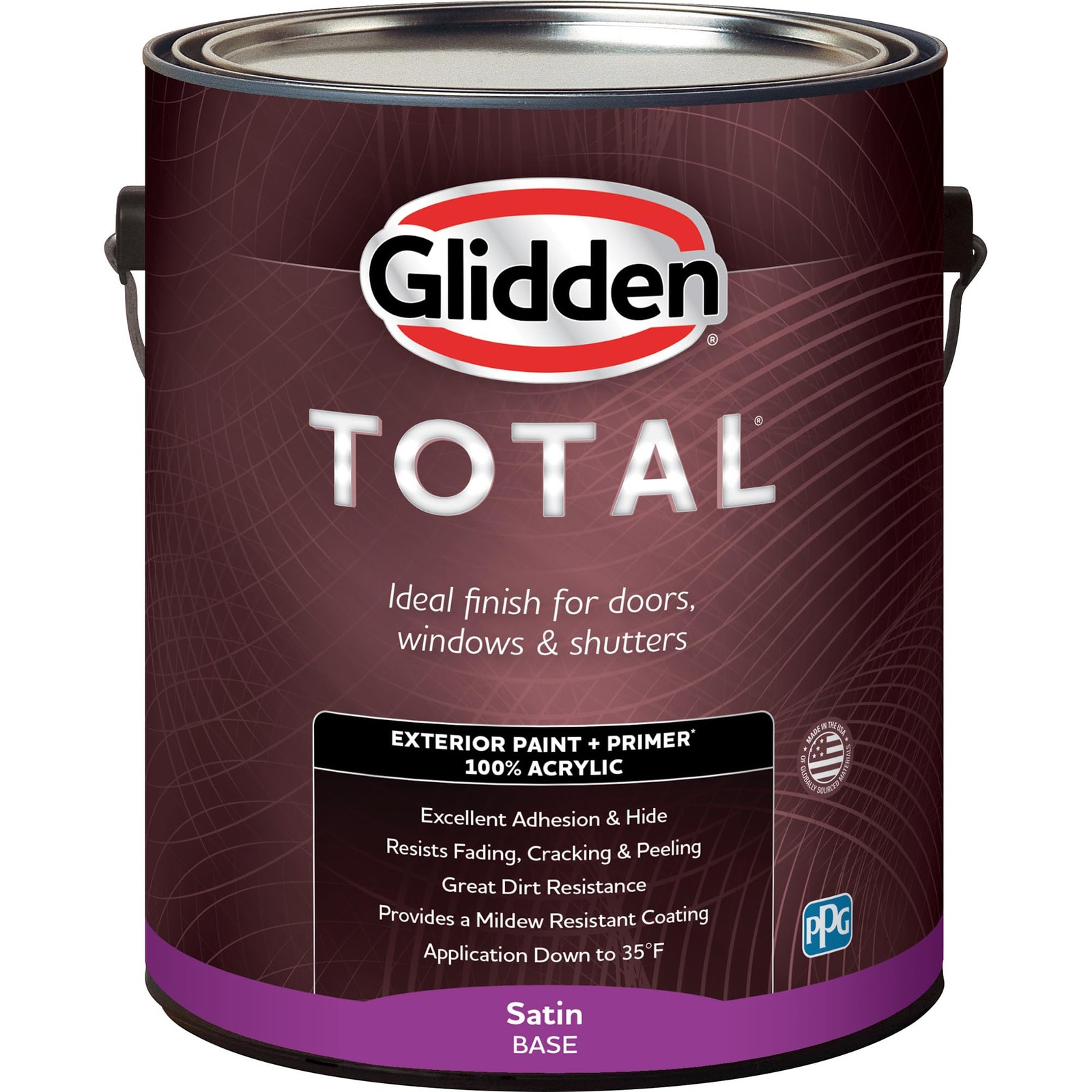 Glidden Total Exterior All-In-One Dresden Dream/Blue Satin 1 Gallon