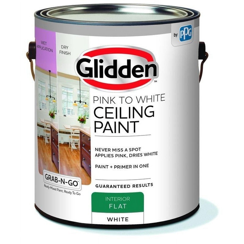 Interior Ceiling Paint Flat Quick Dry Washable Spatter Resistant 1 Gallon New