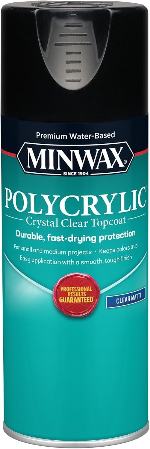 Polycrylic Protective Finish, Clear Matte, Clear, 11.5 oz