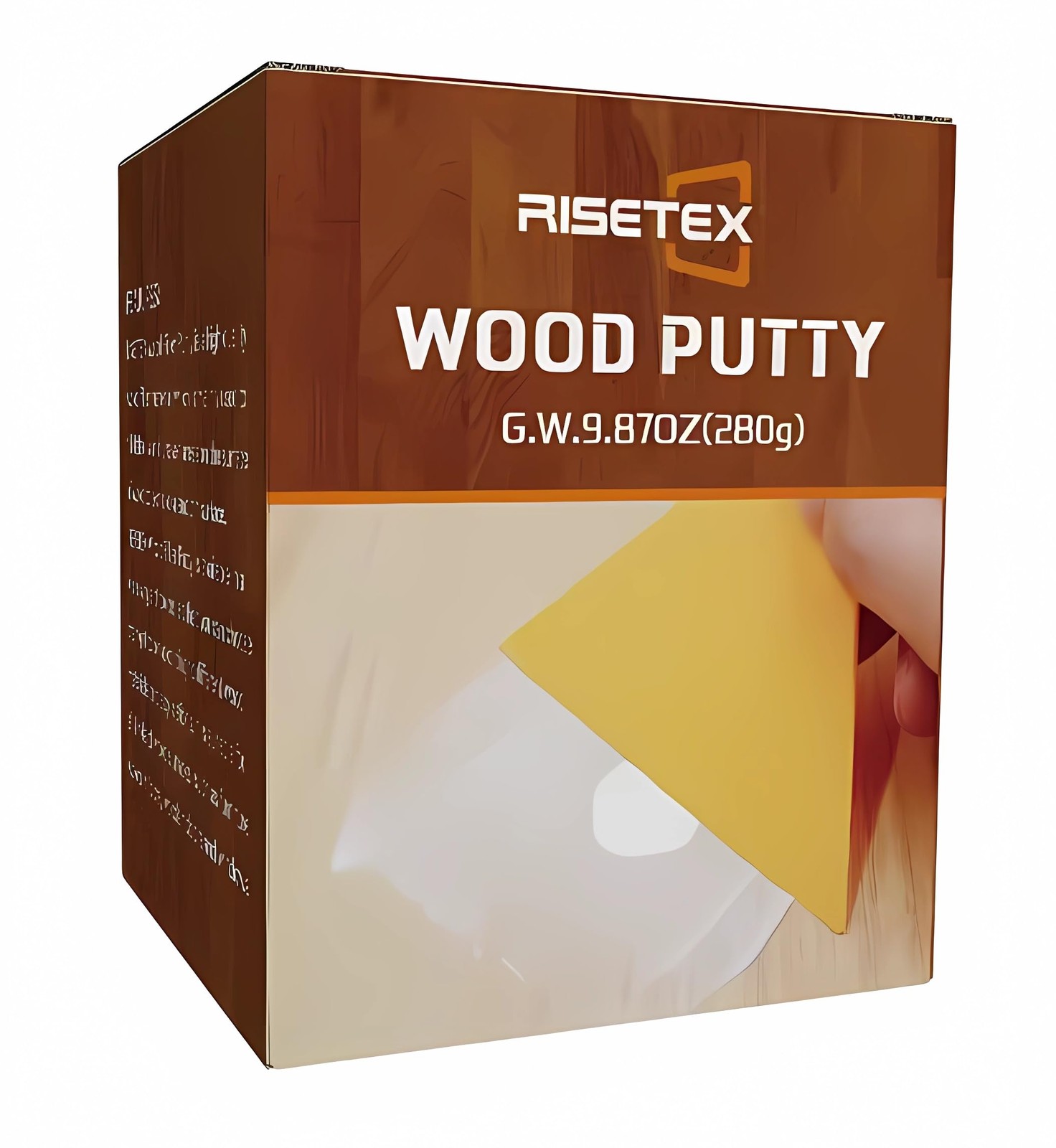 Fix Cracks & Chips Instantly – Wood Filler Putty for 9.87oz Natural