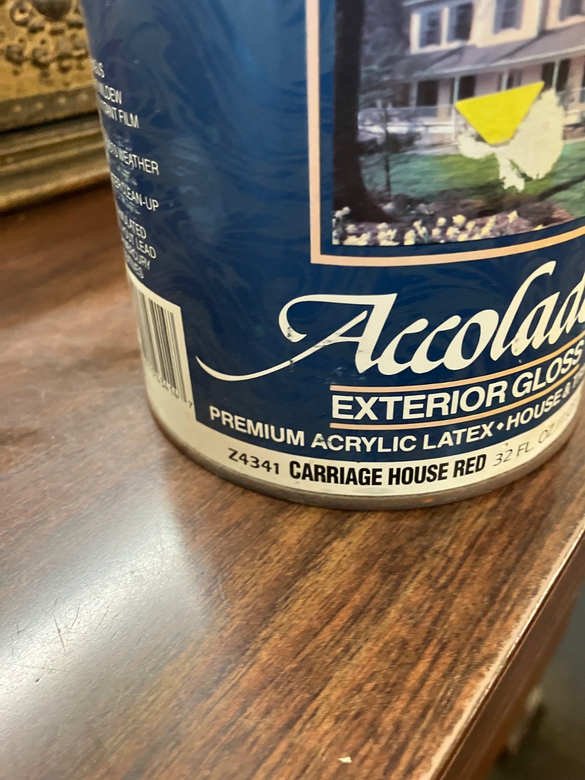 Pratt & Lambert Accolade Exterior Paint Carriage House Red 1 Qt –
