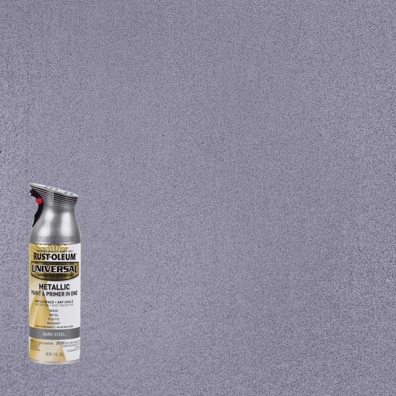 Rust-Oleum 262662 Universal All Surface Metallic Dark Steel Spray Paint 11 oz.