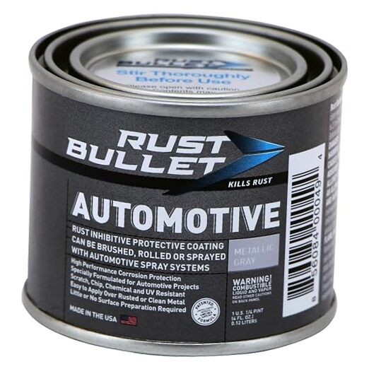 Automotive – Metallic Gray – 4 Oz – Rust Inhibitor & 4 Fl Oz (Pack of 1)