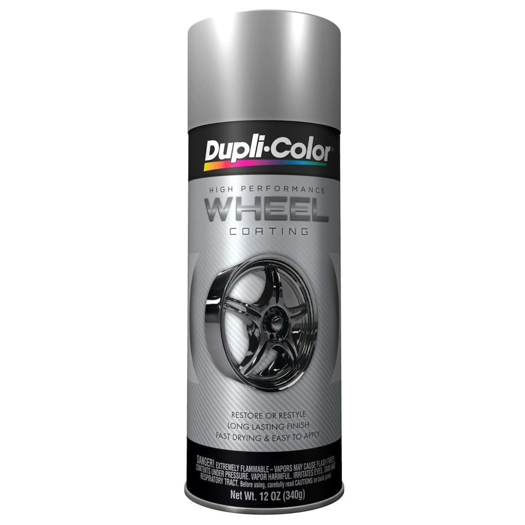 Dupli-Color HWP101 High Performance Wheel Paint – Silver – 12 oz Aerosol Can