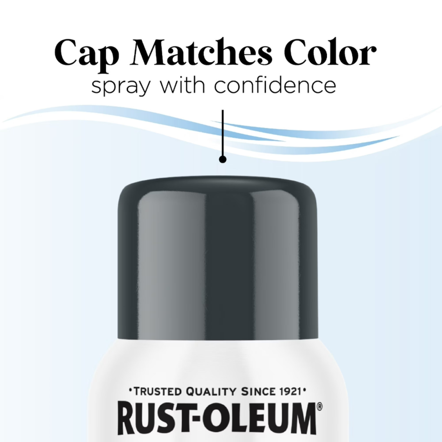 (6 pack) Anchor Gray, Rust-Oleum Low Odor Premium Gloss Spray Paint- 11 oz