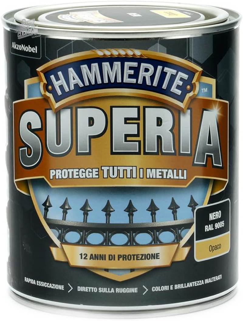 MATT BLACK METAL IRON ANTI-RUST ENAMEL INTERIOR EXTERIOR SUPERIOR 750ML