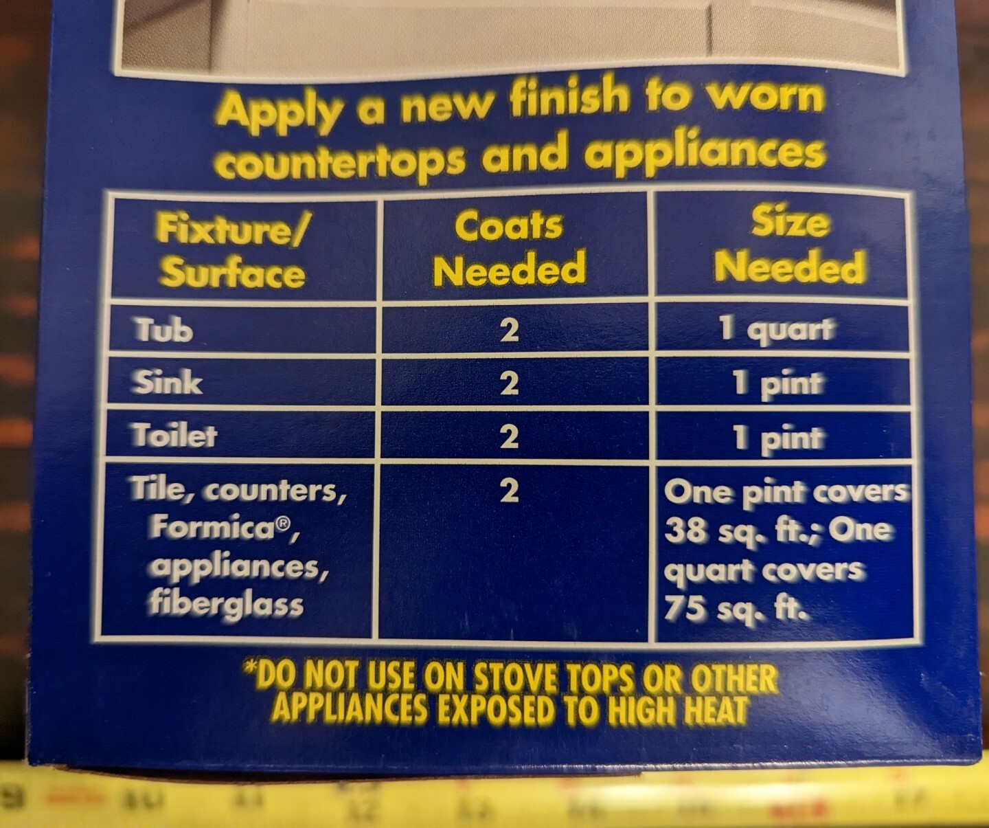 NOS OEM 32 oz Tough As Tile Sink Tile Fiberglass Metal Formica Refinishing Kit