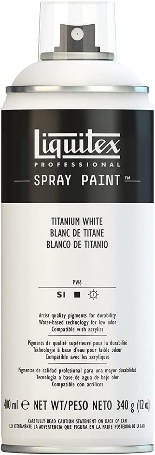 Durable Waterproof Spray Paint 12 oz Titanium White – Perfect for All Surfaces