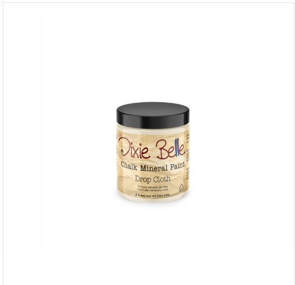 New Sealed Drop Cloth Dixie Belle Chalk Mineral Paint 8oz