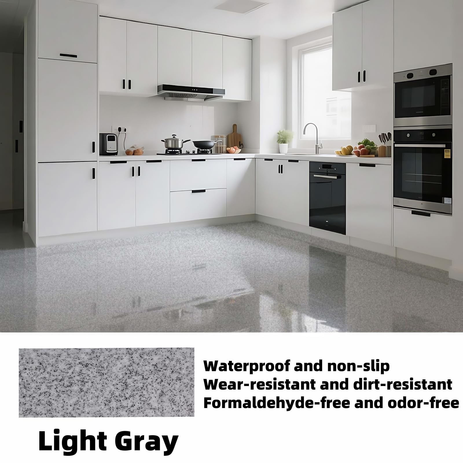 Epoxy Colored Sand Floor Paint, Epoxy Floor Paint High Gloss Marble Effect Co…